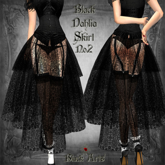 Black Dahlia skirt